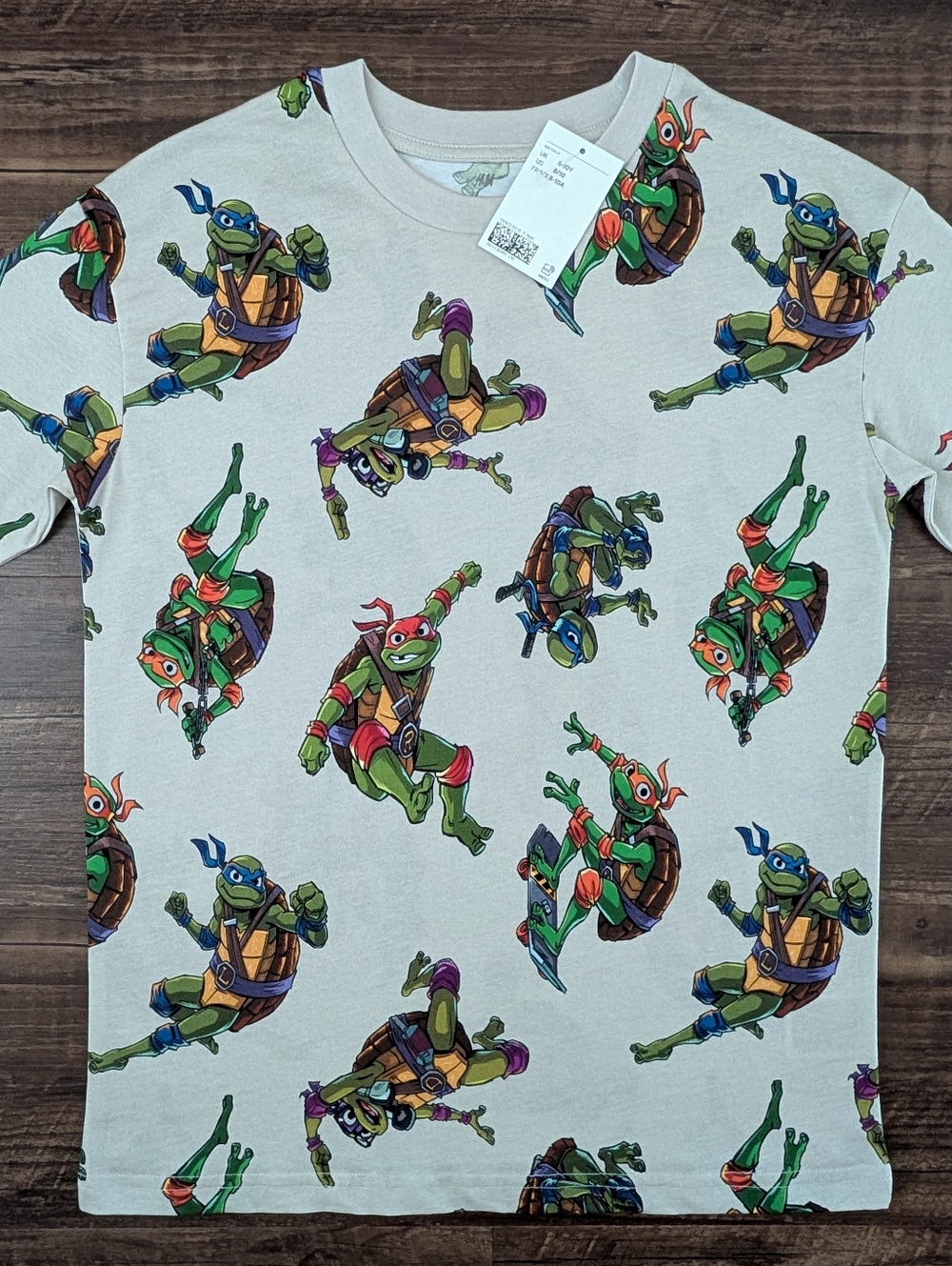 NWT H&M TMNT Teenage Mutant Ninja Turtles Tee Shirt